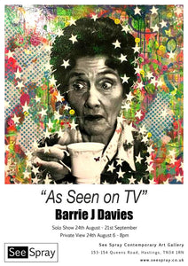 Barrie J Davies "As Seen On TV" Seespray Gallery Hastings