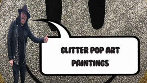 Glitter Pop Art Paintings
