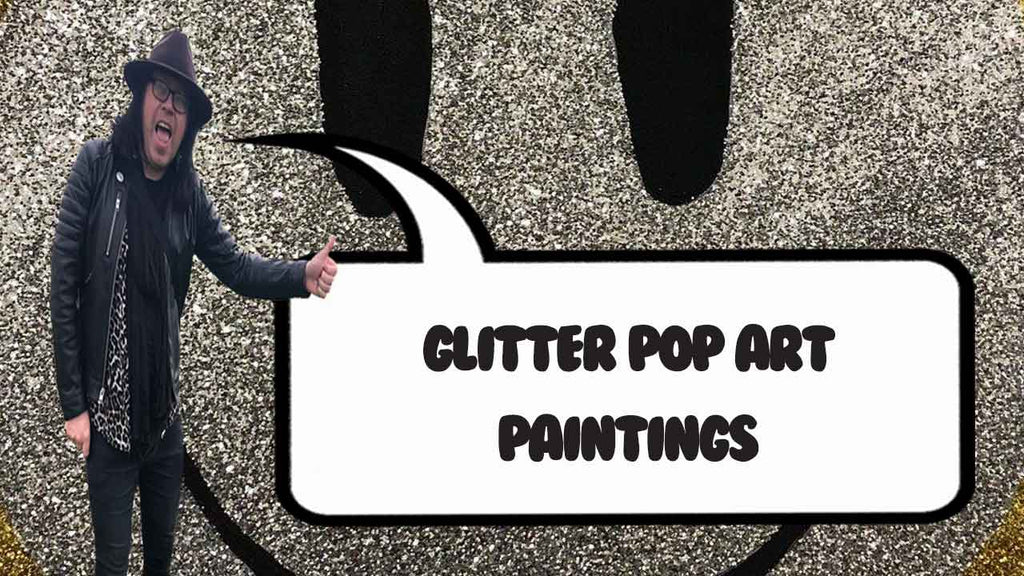 Glitter Pop Art Paintings