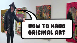 How to hang original art