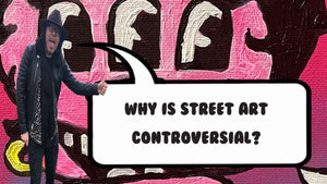 Why is street art controversial?