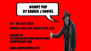 Wonky Pop solo exhibition coming soon!