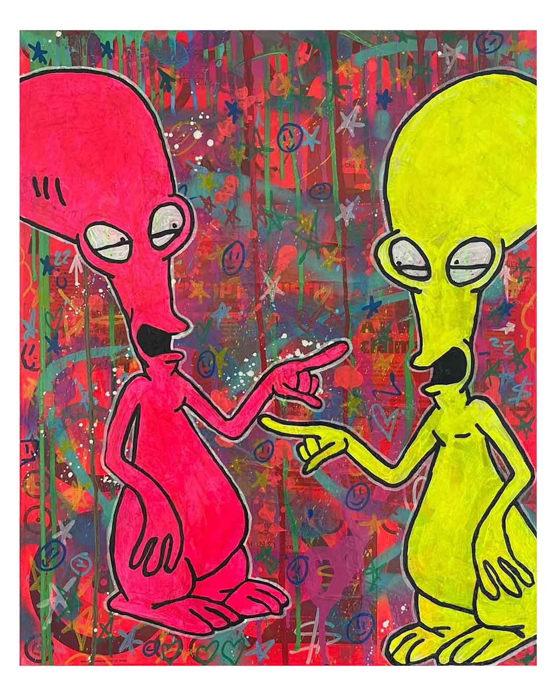 Alien Two Painting