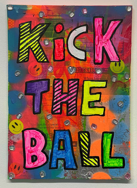 Kick The Ball Painting