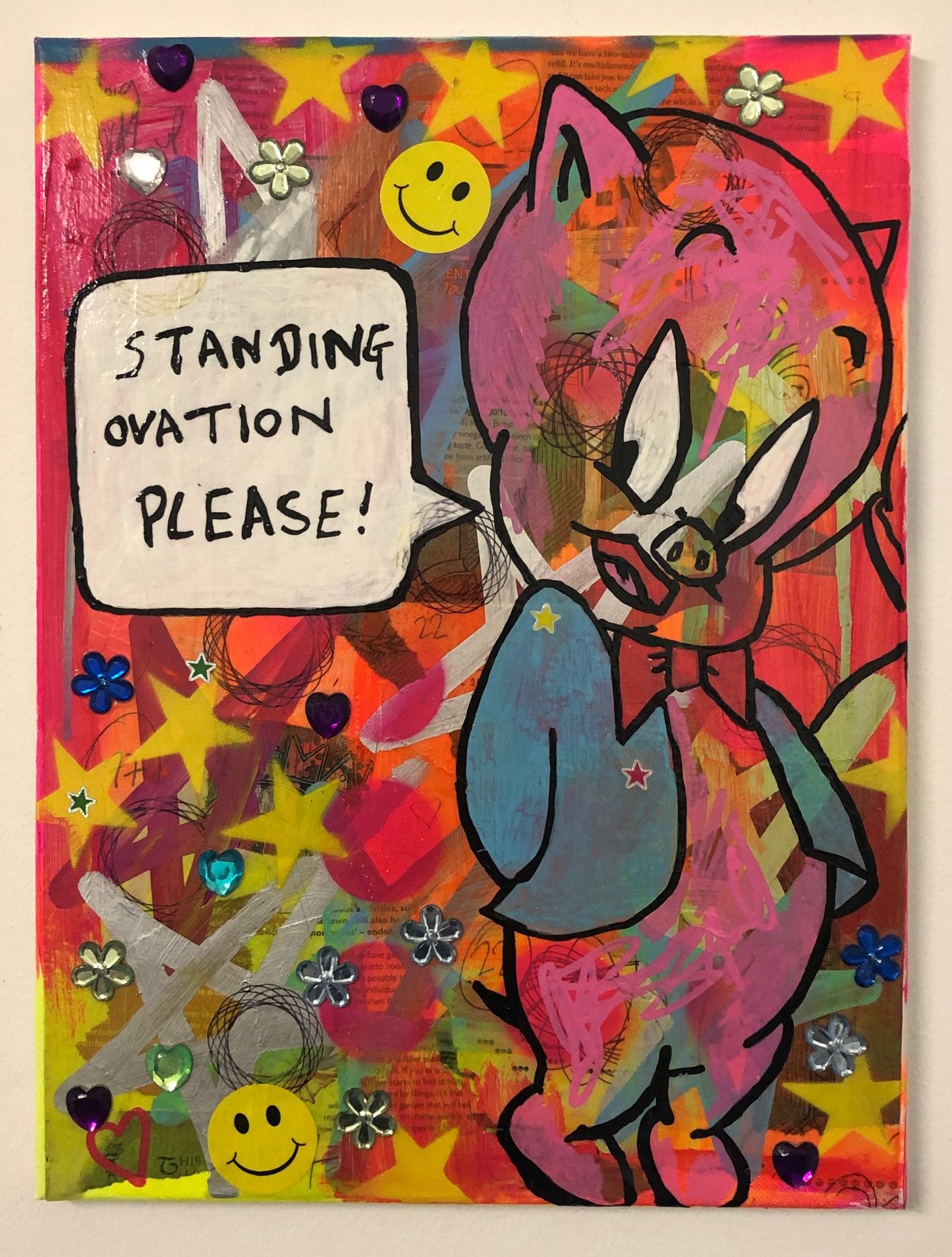 Clapping Painting - BARRIE J DAVIES IS AN ARTIST
