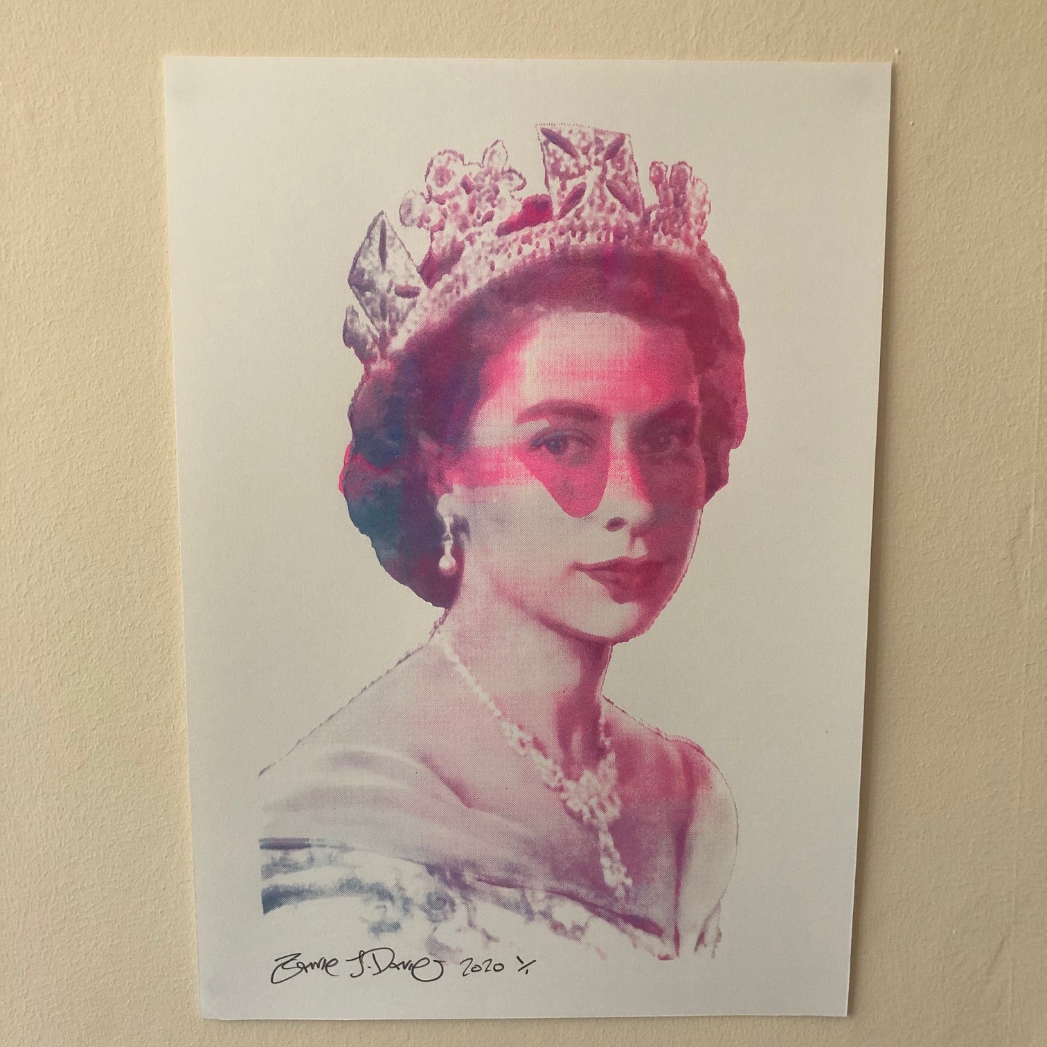 The Queen Print - BARRIE J DAVIES IS AN ARTIST