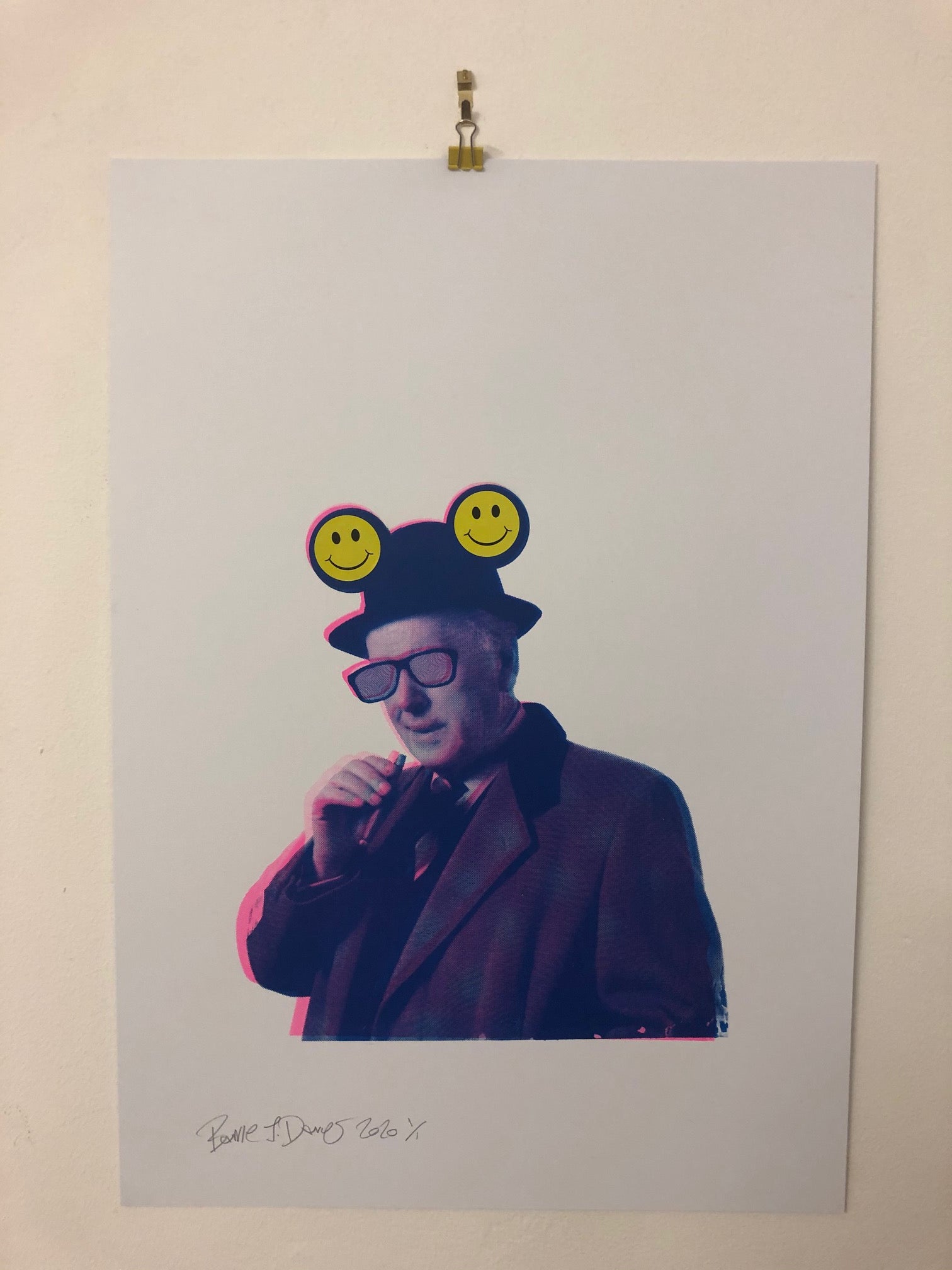 Mind the Business Happy Print - BARRIE J DAVIES IS AN ARTIST