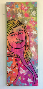 Screenshot by Barrie J Davies 2015, Mixed media on canvas, 30cm x 80cm, unframed. Barrie J Davies is an Artist - Pop Art and Street art inspired Artist based in Brighton England UK - Pop Art Paintings, Street Art Prints & Editions available. 
