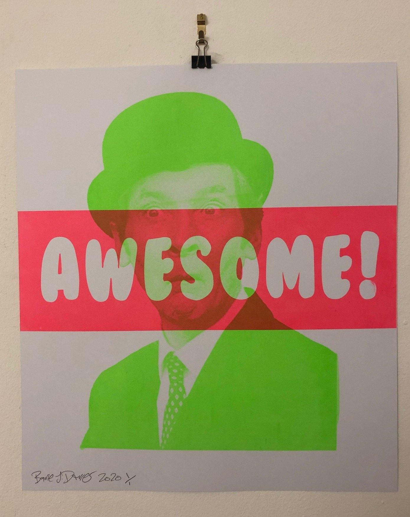 Awesome Mistake Print - BARRIE J DAVIES IS AN ARTIST