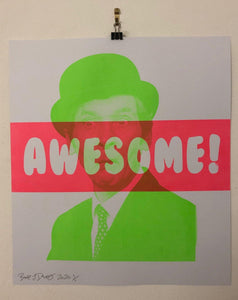 Awesome Mistake Print - BARRIE J DAVIES IS AN ARTIST