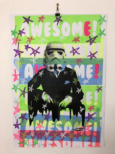 Awesome Rider of the storm Stars Print - BARRIE J DAVIES IS AN ARTIST