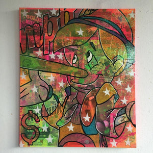 Bat for Lashes painting - BARRIE J DAVIES IS AN ARTIST