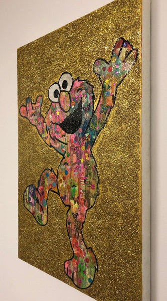 Disco Dancer by Barrie J Davies 2018, Mixed media on canvas, 60cm x 80cm, Unframed. Barrie J Davies is an Artist - Pop Art and Street art inspired Artist based in Brighton England UK - Pop Art Paintings, Street Art Prints & Editions available.
