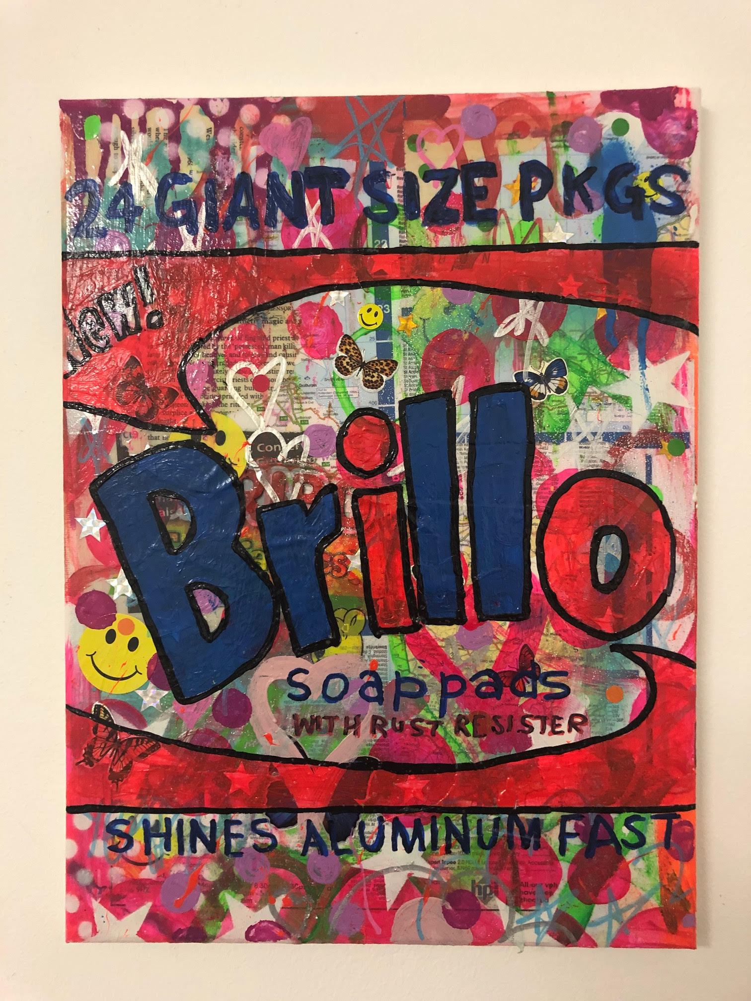 Groove is the Art by Barrie J Davies 2019, Mixed media on Canvas, 20cm x 25cm, Unframed. Barrie J Davies is an Artist - Pop Art and Street art inspired Artist based in Brighton England UK - Pop Art Paintings, Street Art Prints & Editions available.