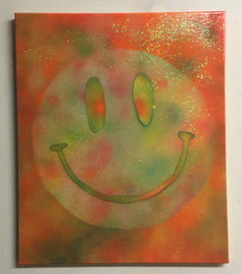Happy Painting 4 by Barrie J Davies 2016 - Original pop art painting. Available to buy online at Barrie J Davies Brighton. 
