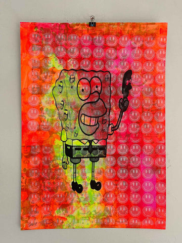 Manic Bob Print - BARRIE J DAVIES IS AN ARTIST