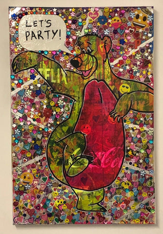 Party Time Painting - BARRIE J DAVIES IS AN ARTIST