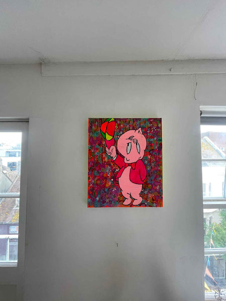 Pigcasso Painting - BARRIE J DAVIES IS AN ARTIST