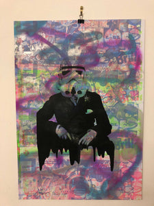 Purple Rider of the storm Print - BARRIE J DAVIES IS AN ARTIST