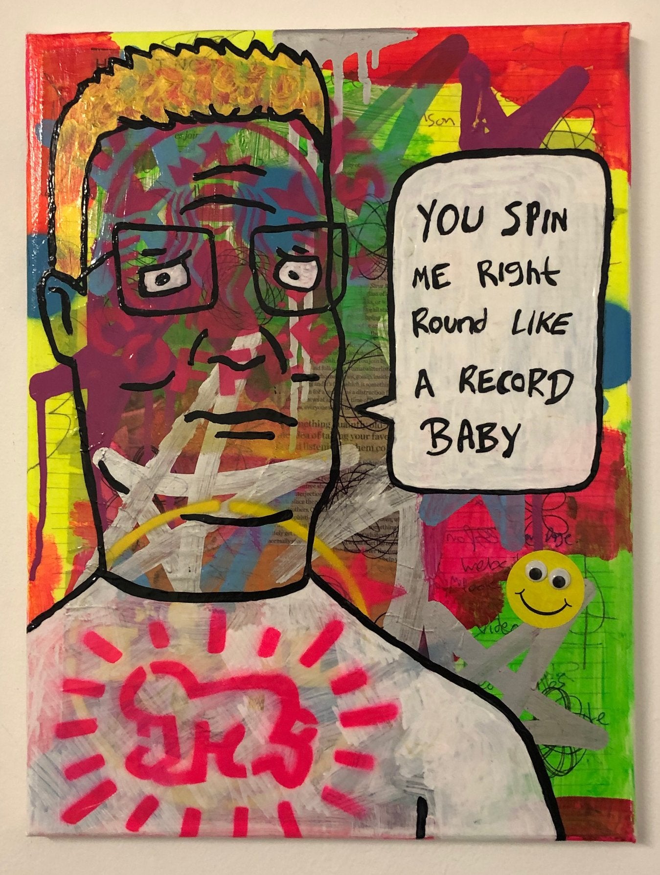 Spin me round Painting - BARRIE J DAVIES IS AN ARTIST