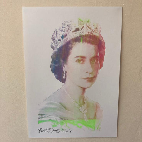 The Queen Print - BARRIE J DAVIES IS AN ARTIST