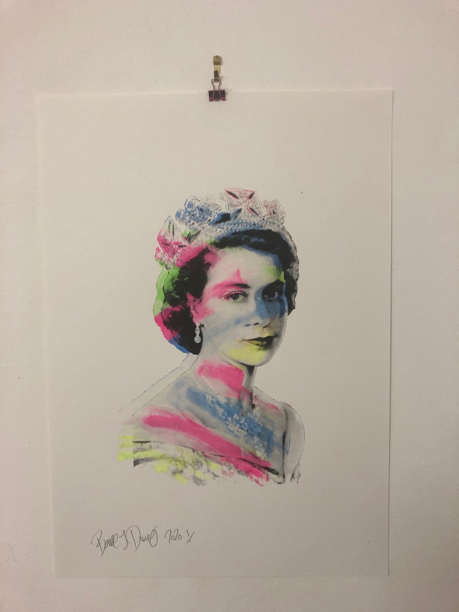 The Queen Print - BARRIE J DAVIES IS AN ARTIST