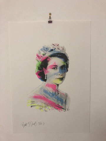 The Queen Print - BARRIE J DAVIES IS AN ARTIST