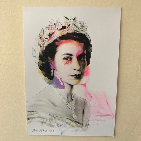 The Queen Print - BARRIE J DAVIES IS AN ARTIST