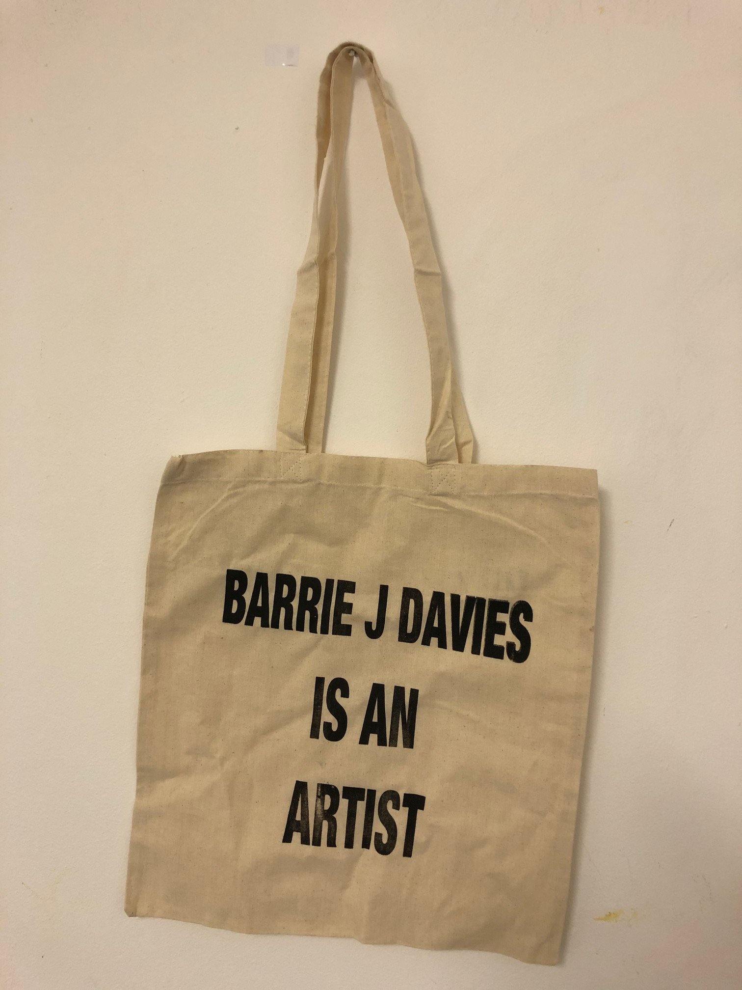 Barrie J Davies Is An Artist Tote Bag - BARRIE J DAVIES IS AN ARTIST