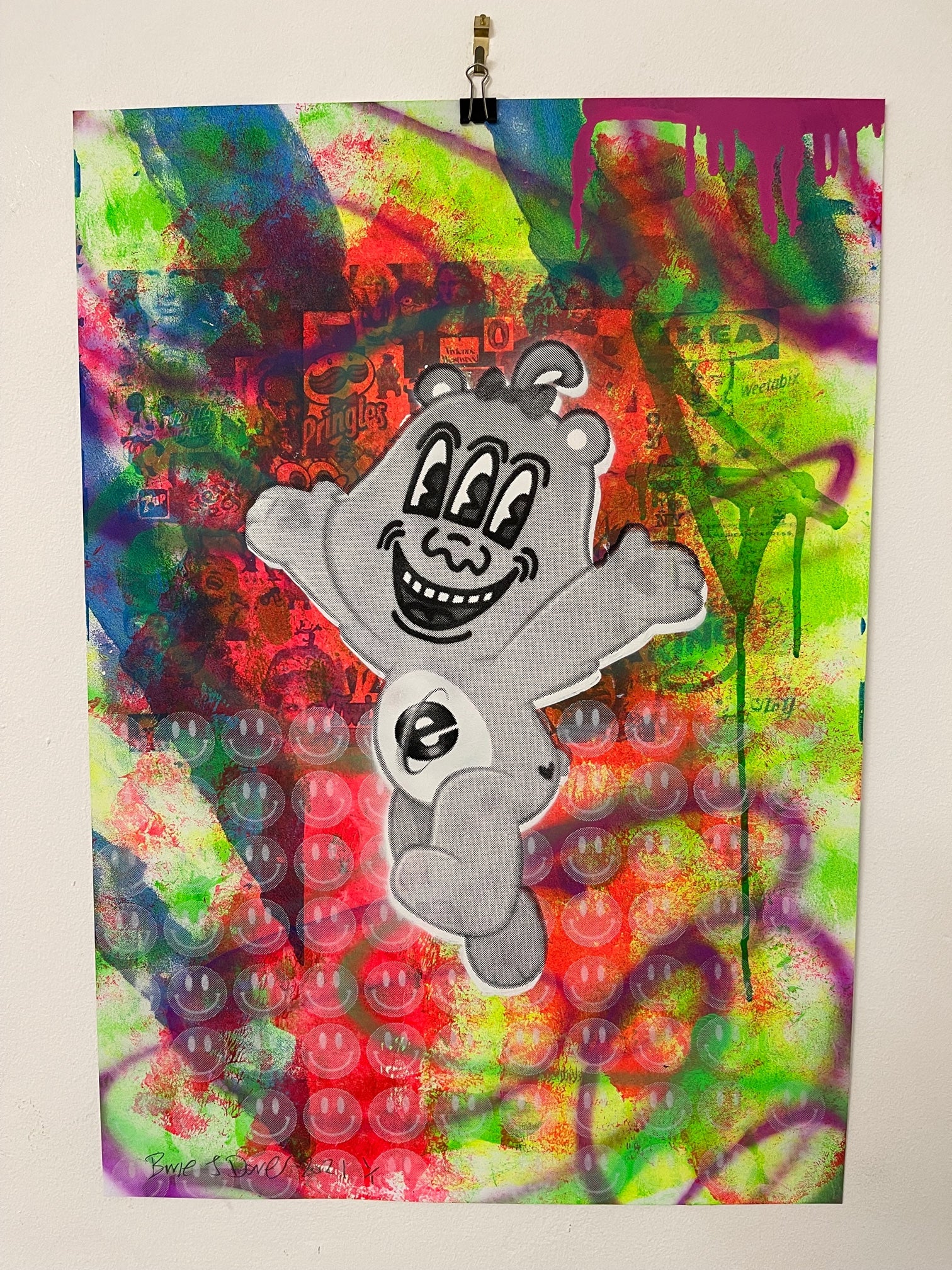 Wrong Bear Print - BARRIE J DAVIES IS AN ARTIST