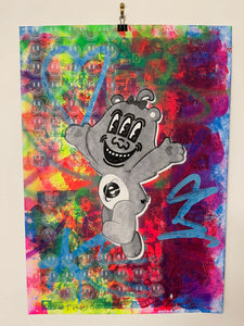 Funky Wrong Bear Print - BARRIE J DAVIES IS AN ARTIST
