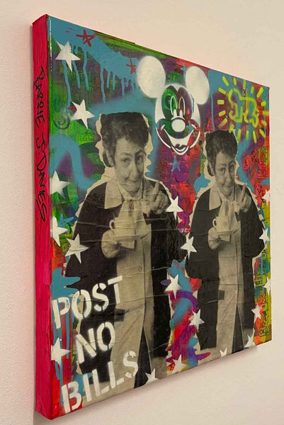 You Will Post no Bills Painting - BARRIE J DAVIES IS AN ARTIST